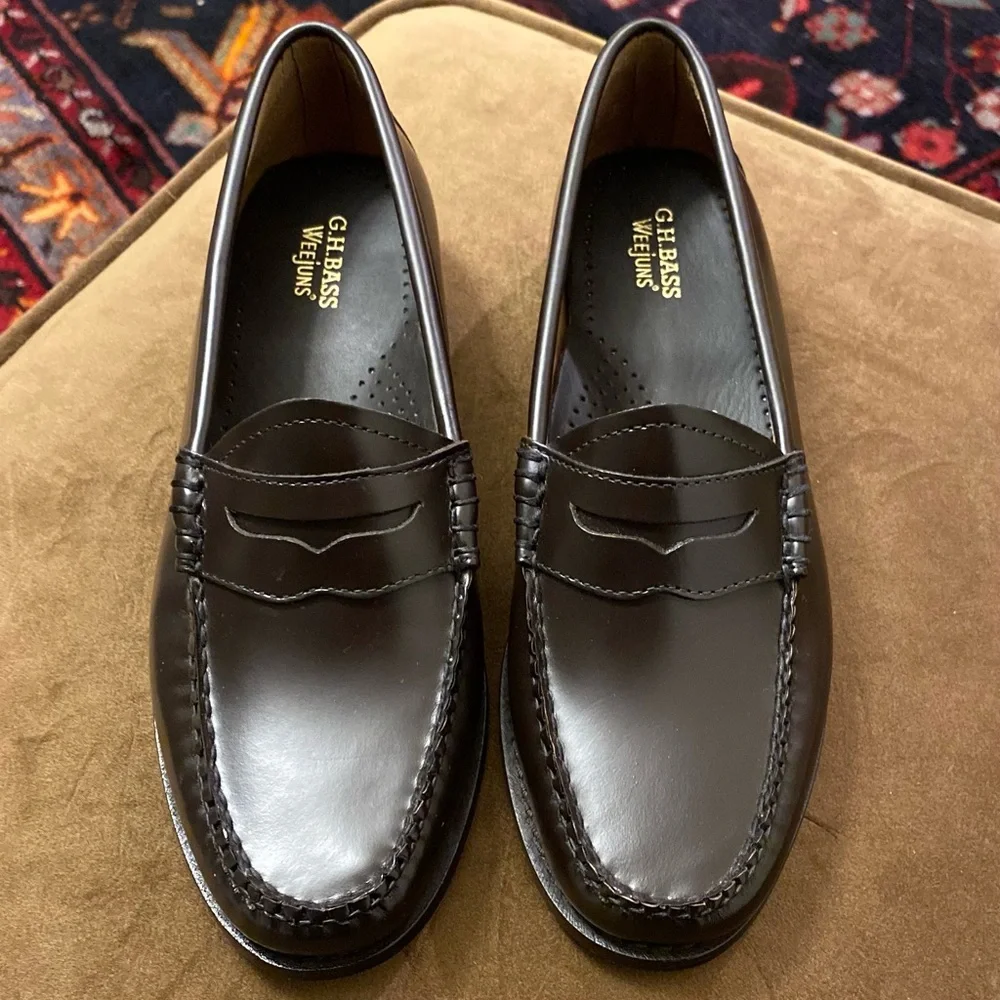 GH Bass Whitney Penny Loafer Dark Brown - Picture 11 of 16